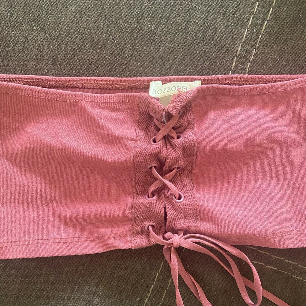 Lace up Bandeau. - Picture 2 of 3